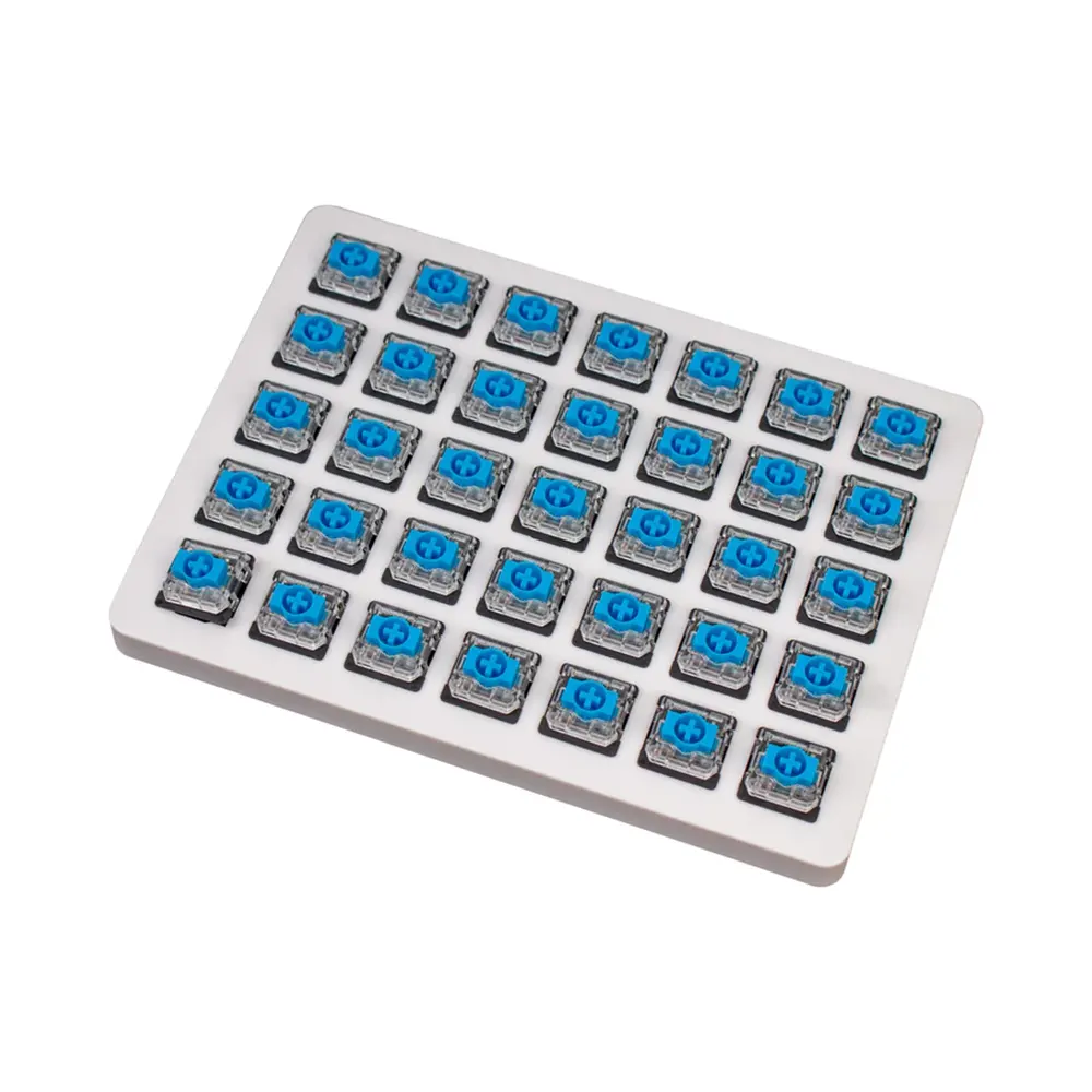Gateron Low Profile 2.0 Blue Switch Set 110 броя Комплект геймърски механични суичове за клавиатура