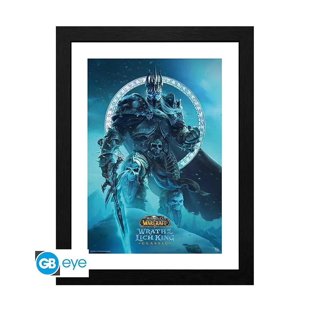 GBeye World of Warcraft Lich King 30 x 40 Постер с рамка