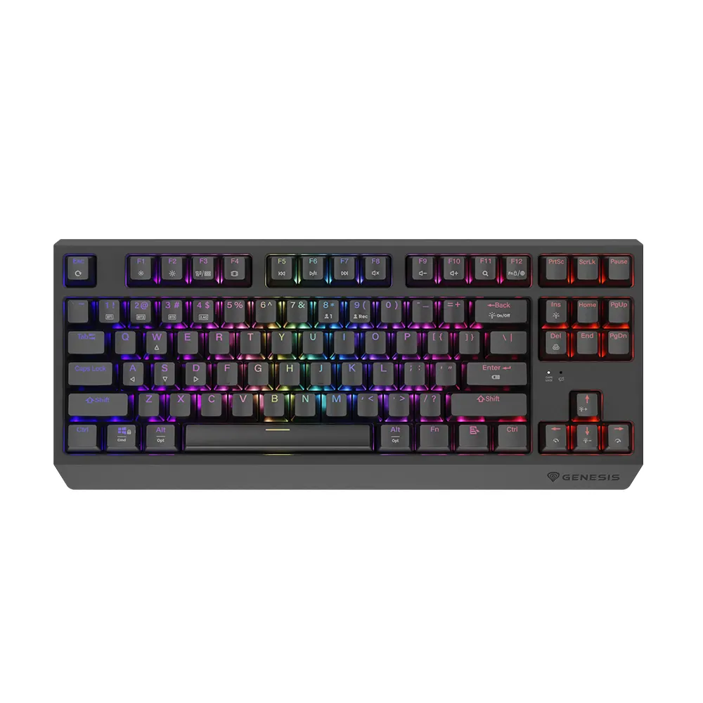 Genesis Thor 230 TKL Wireless Hot-Swappable Black Геймърска механична клавиатура с Outemu Red суичове