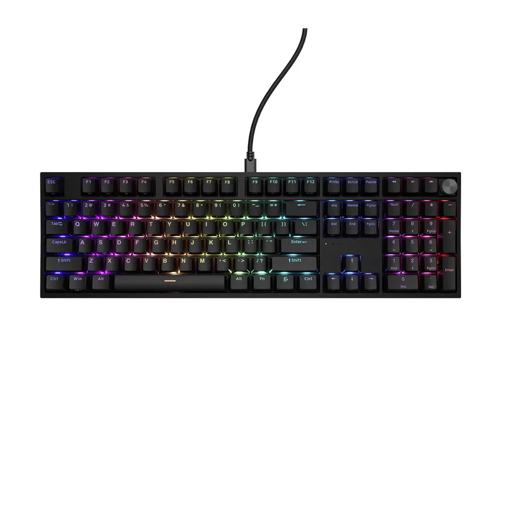 Genesis Thor 404 Black Геймърска механична клавиатура с Outemu Peach Silent v3 суичове