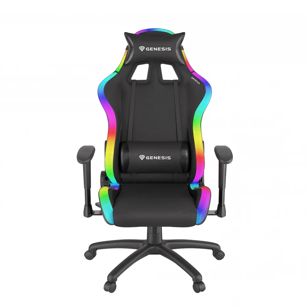 Genesis Trit 500 RGB Black Ергономичен геймърски стол
