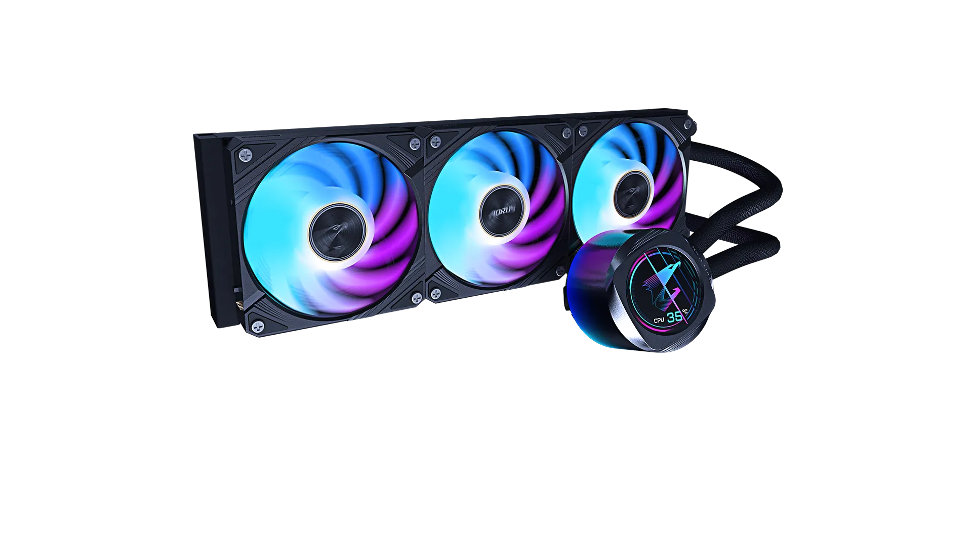 Gigabyte AORUS WATERFORCE X II 360 A-RGB Black AIO Воден охладител за процесор