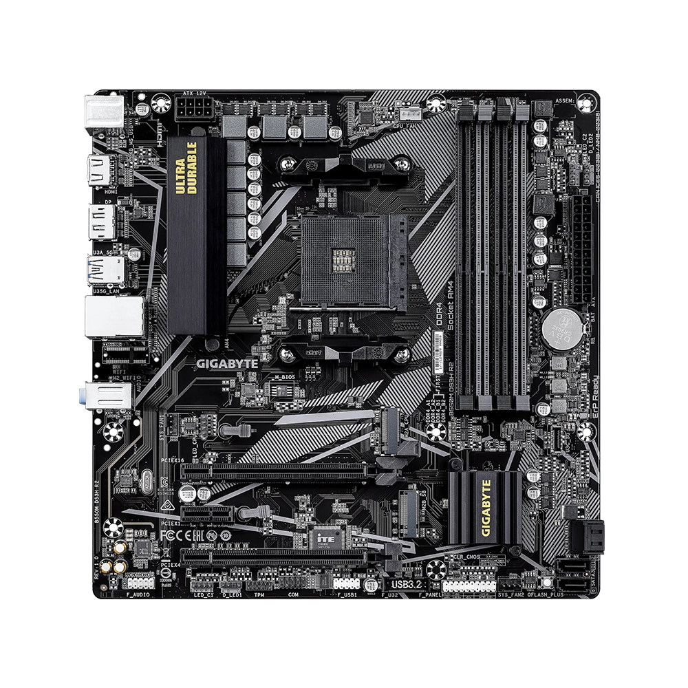 Gigabyte B550M DS3H R2, AM4, DDR4 Дънна платка