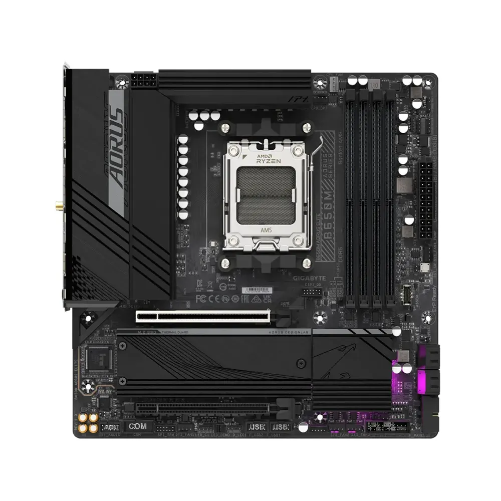 Gigabyte B650M AORUS ELITE, AM5, DDR5 Дънна платка