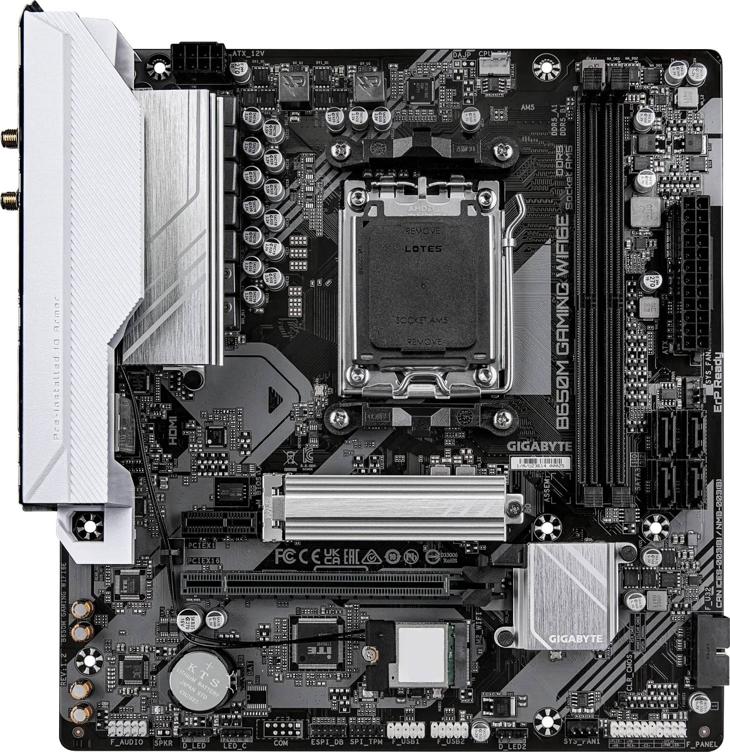 Gigabyte B650M GAMING WIFI6E, AM5, DDR5, Wi-Fi 6E Дънна платка