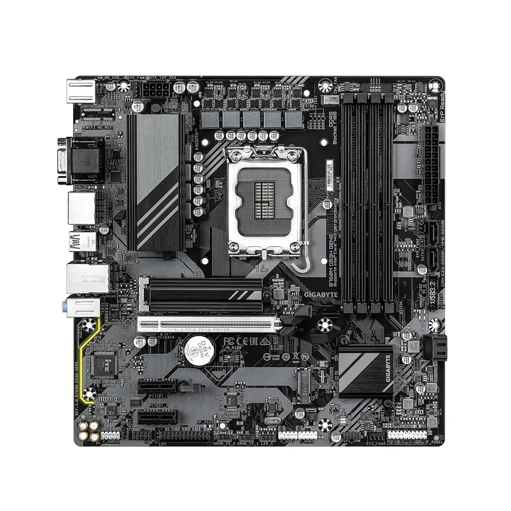 Gigabyte B760M DS3H GEN5, LGA1700, DDR5 Дънна платка