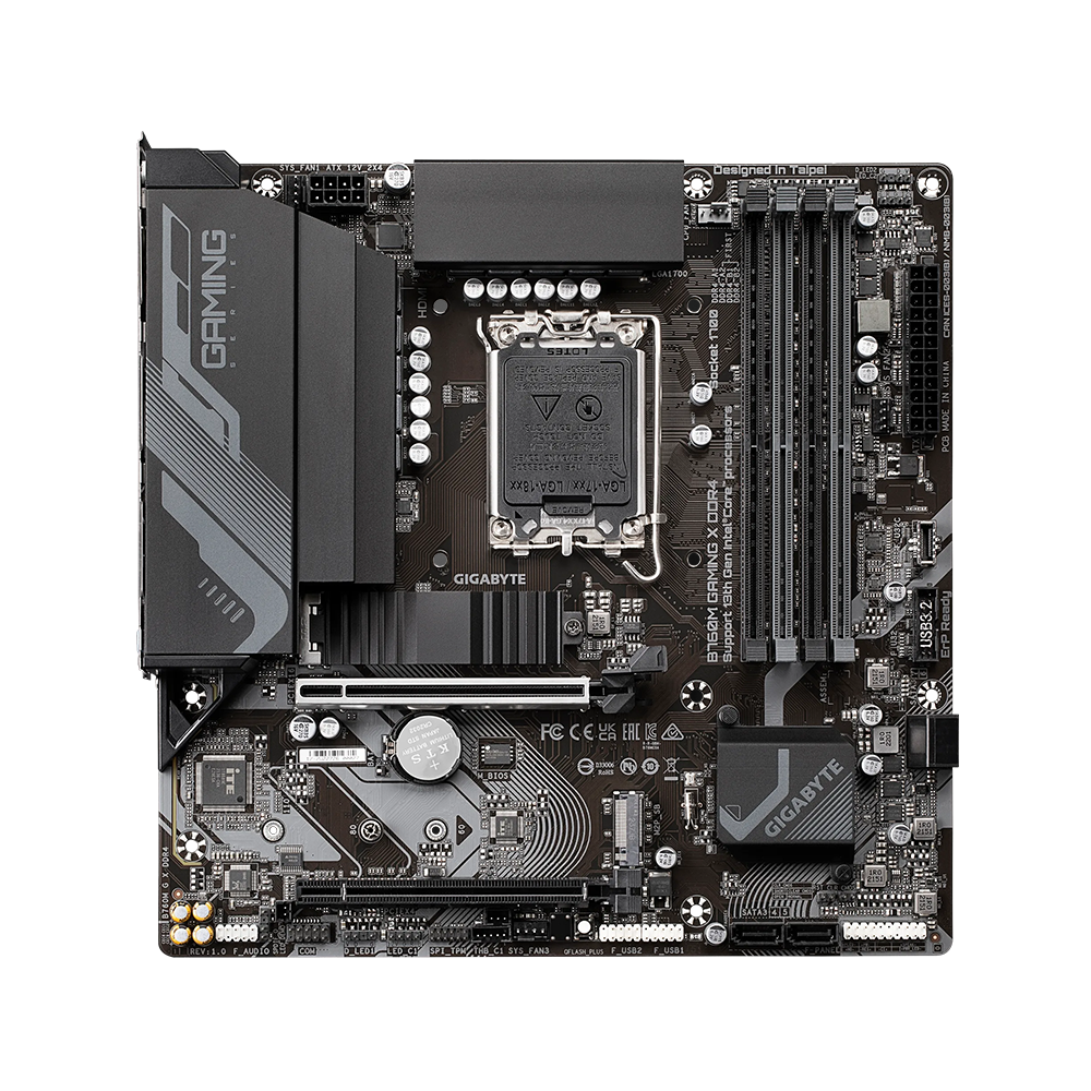 Gigabyte B760M GAMING X DDR4, LGA1700, DDR4 Дънна платка