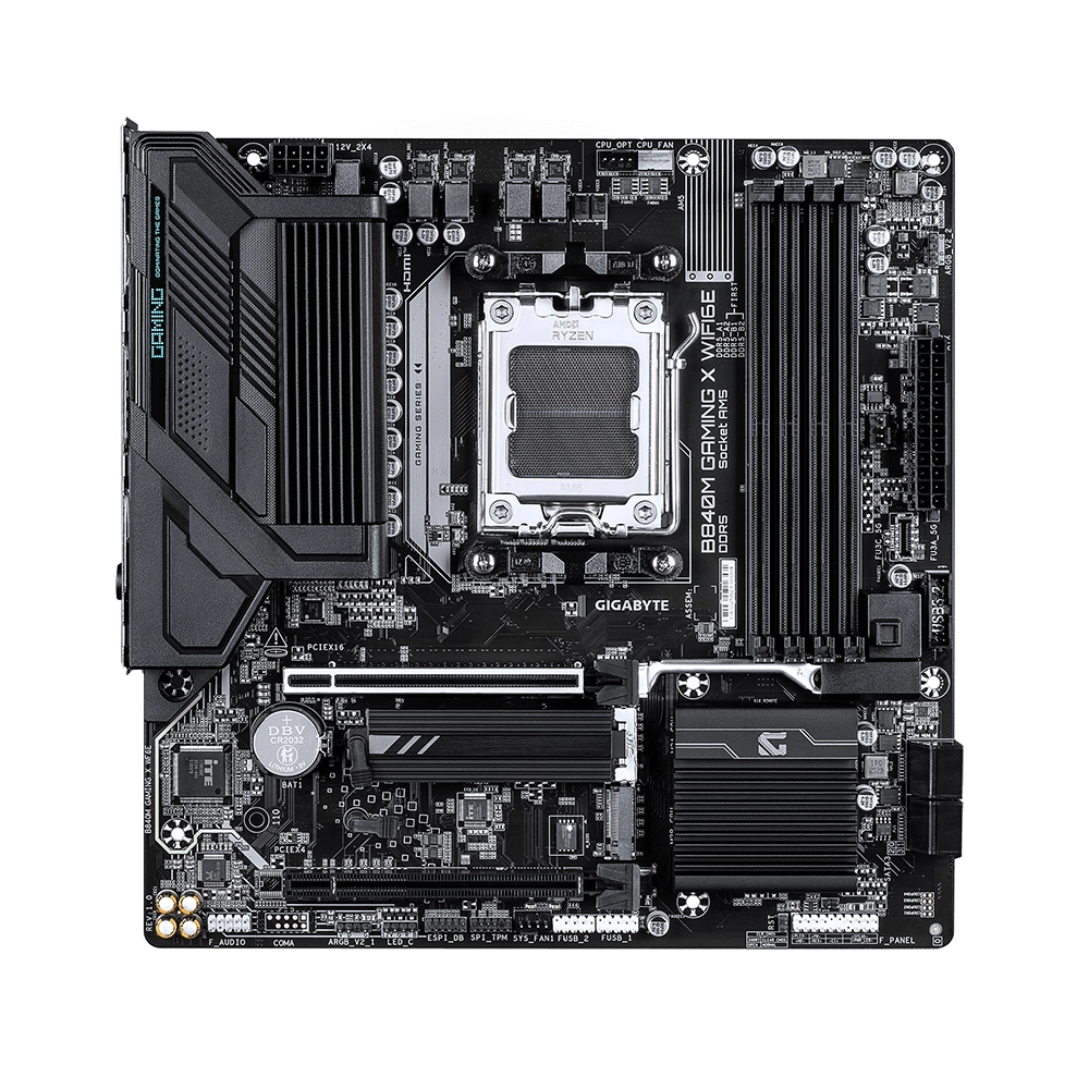 Gigabyte B840M GAMING X WIFI6E, AM5, DDR5, Wi-Fi 6E, 2.5GbE Дънна платка