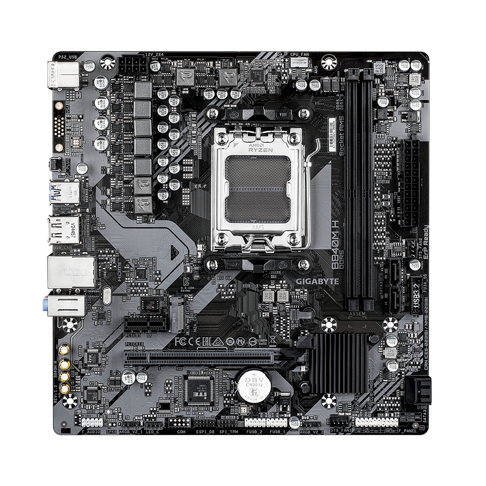 Gigabyte B840M H, AM5, DDR5, PCIe 4.0 Дънна платка