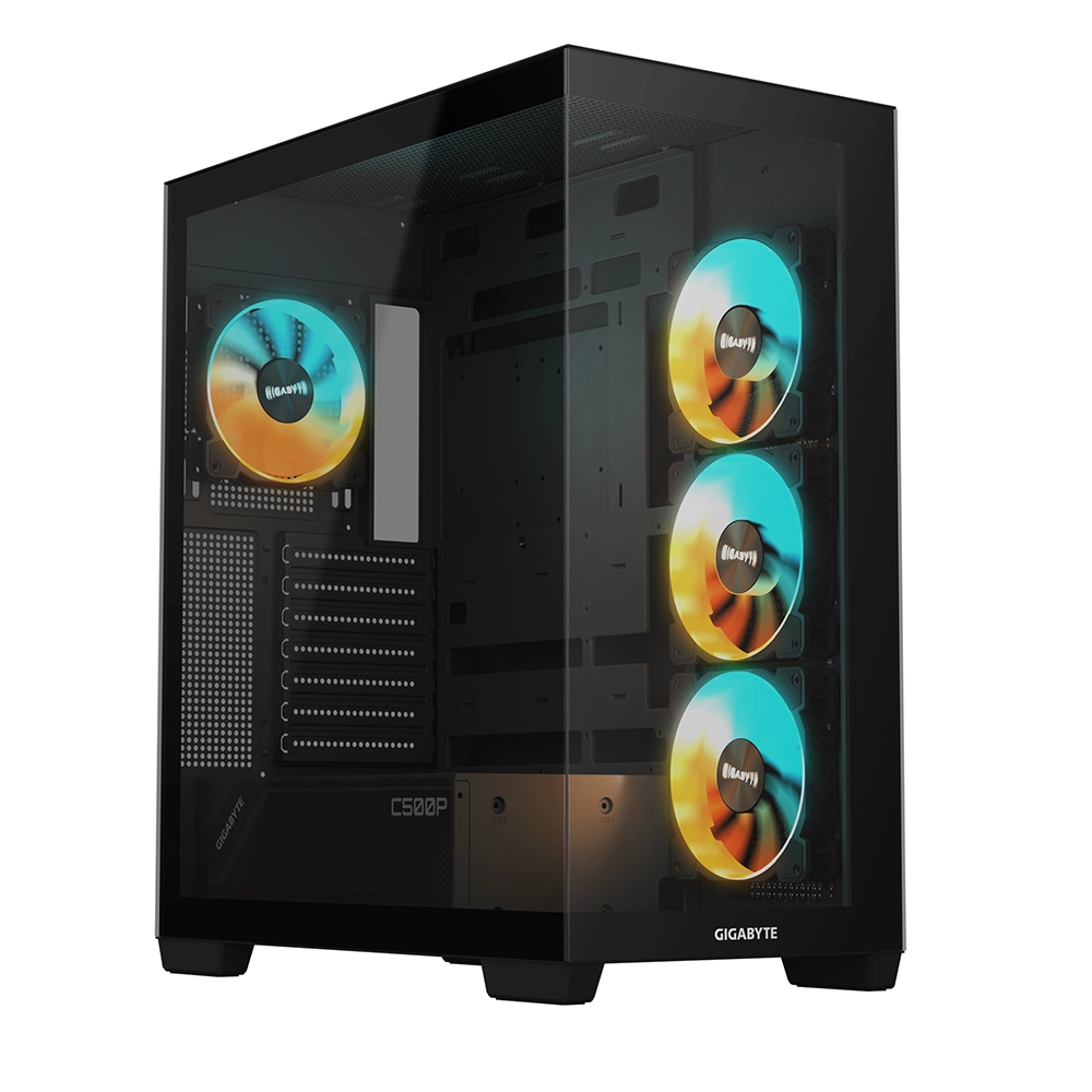 GIGABYTE C500 PANORAMIC STEALTH Black Компютърна кутия
