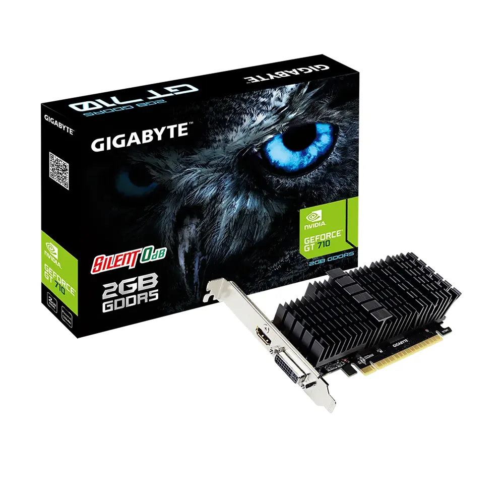 Gigabyte GeForce GT 710 Low Profile 2GB GDDR5 Видео карта