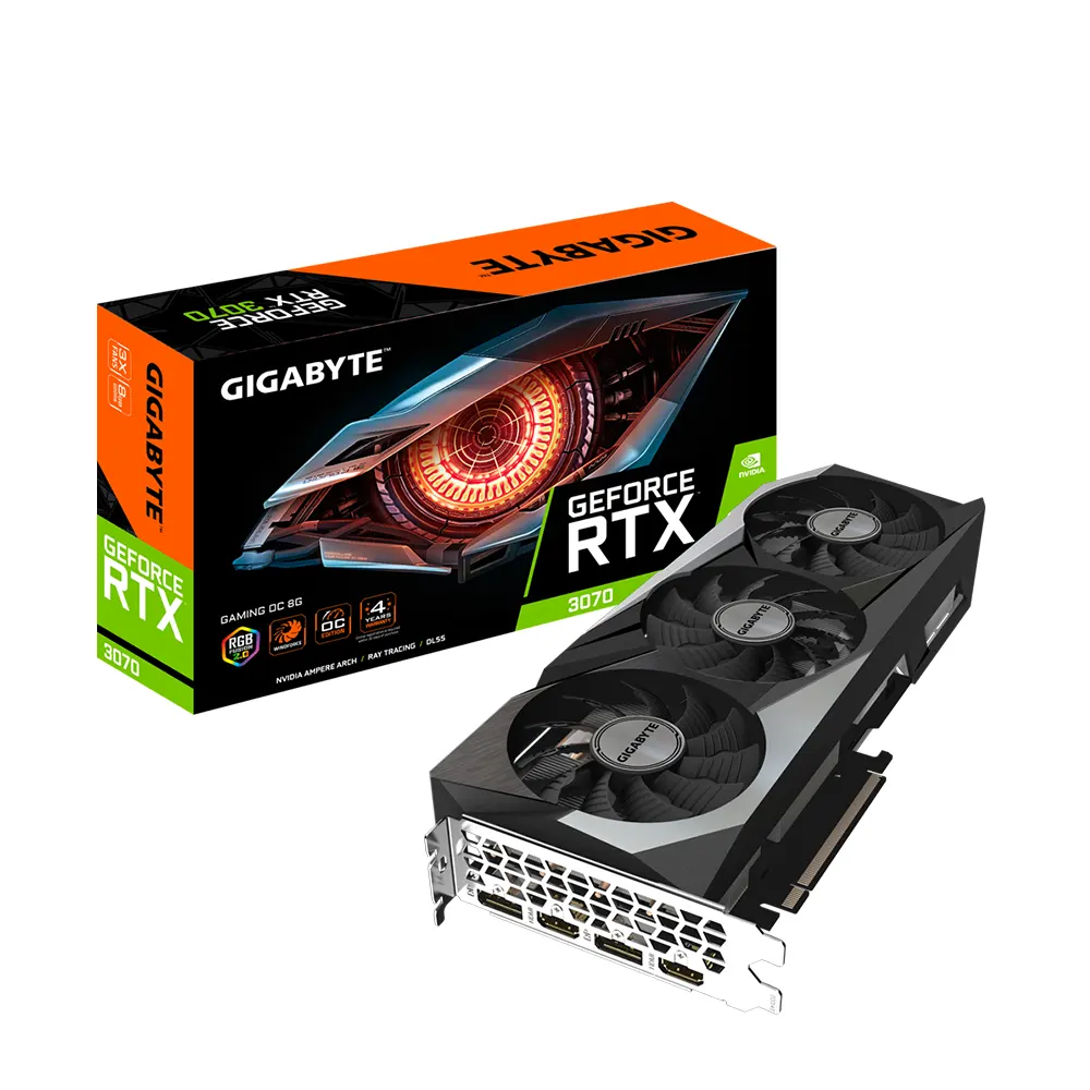 Gigabyte GeForce RTX 3070 GAMING OC Edition 8GB GDDR6 (rev. 2.0) Видео карта