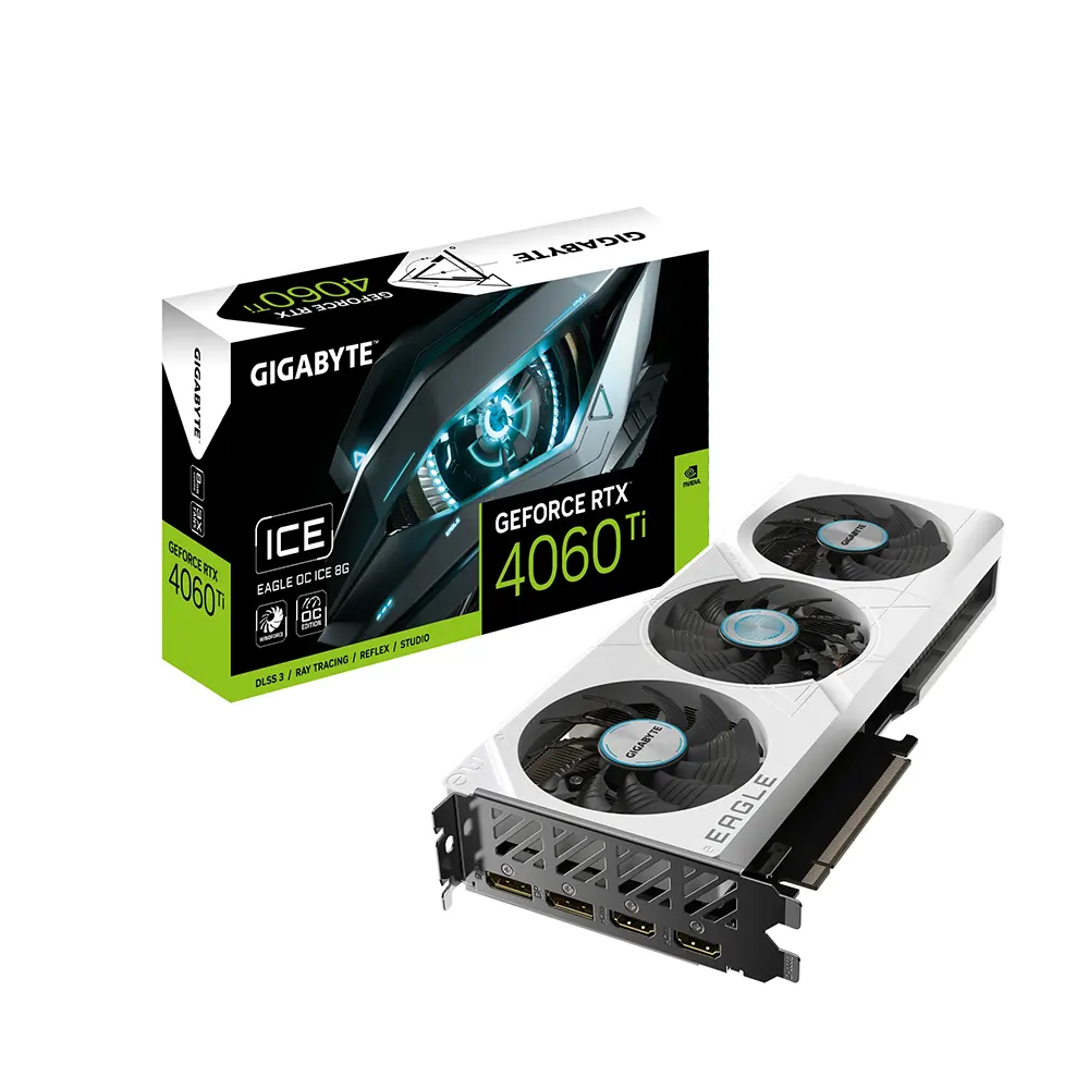 Gigabyte GeForce RTX 4060 Ti EAGLE OC ICE 8GB GDDR6 Видео карта