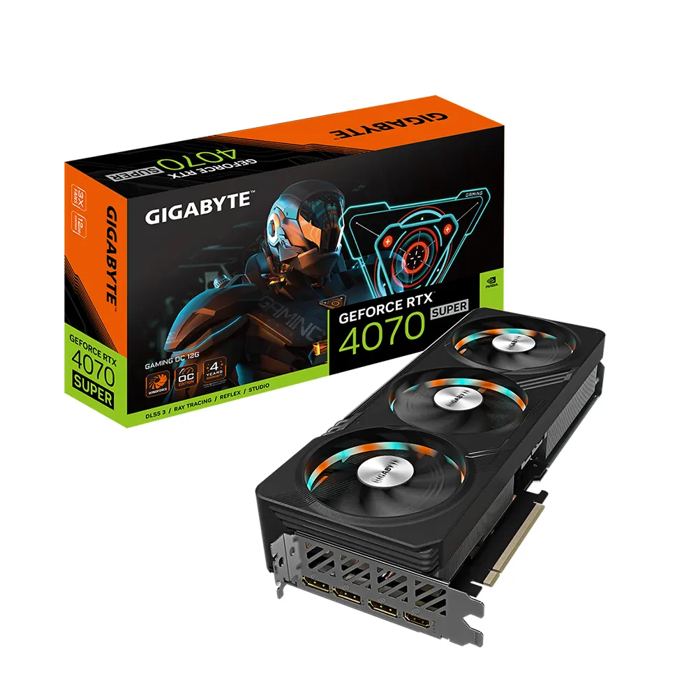 Gigabyte GeForce RTX 4070 SUPER GAMING OC Edition 12GB GDDR6X Видео карта