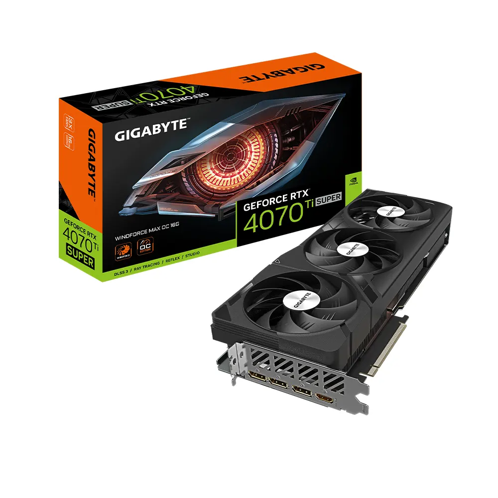 Gigabyte GeForce RTX­­ 4070 Ti SUPER WINDFORCE MAX OC Edition 16GB GDDR6X Видео карта