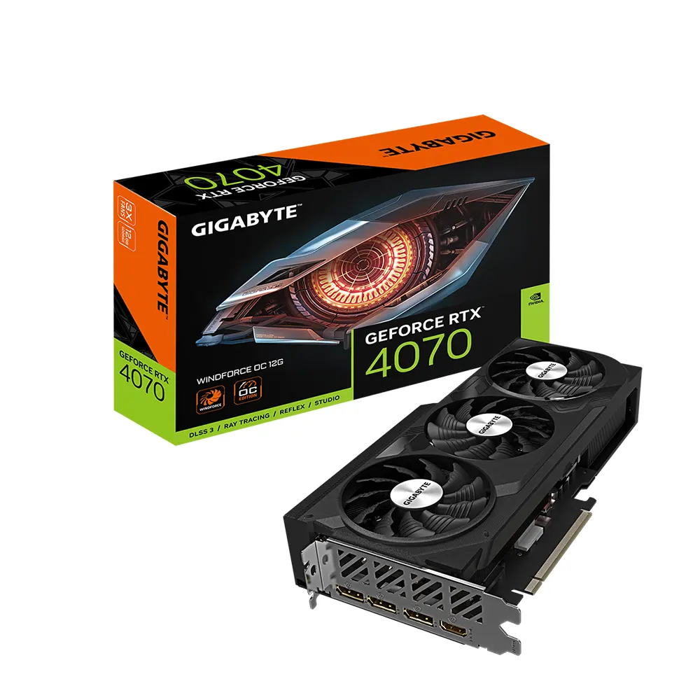 Gigabyte GeForce RTX 4070 WINDFORCE OC V2 12GB GDDR6X Видео карта