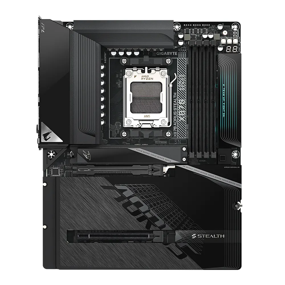 Gigabyte X870 AORUS STEALTH, AM5, DDR5, Wi-Fi 7 Дънна платка
