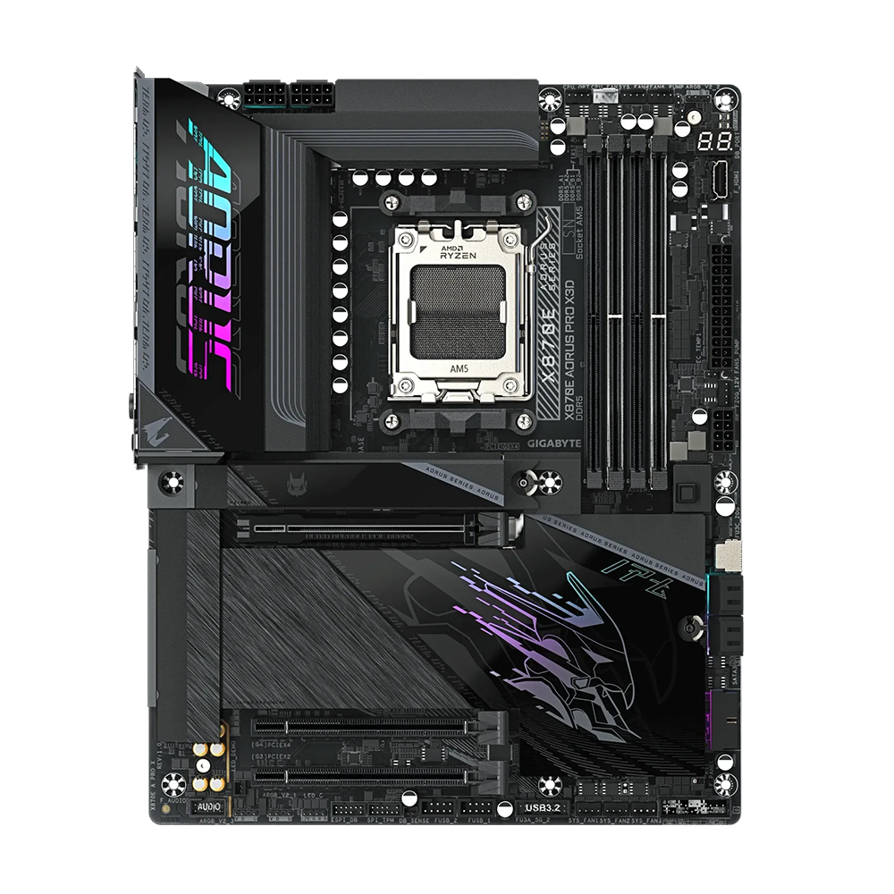 Gigabyte X870E AORUS PRO X3D, AM5, DDR5, Wi-Fi 7 Дънна платка