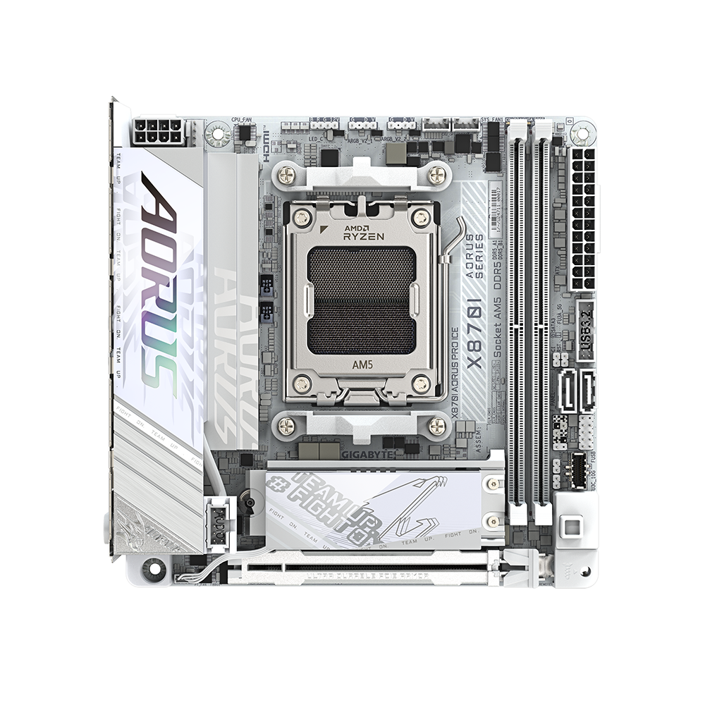 Gigabyte X870I AORUS PRO ICE, AM5, DDR5, Wi-Fi 7 Дънна платка