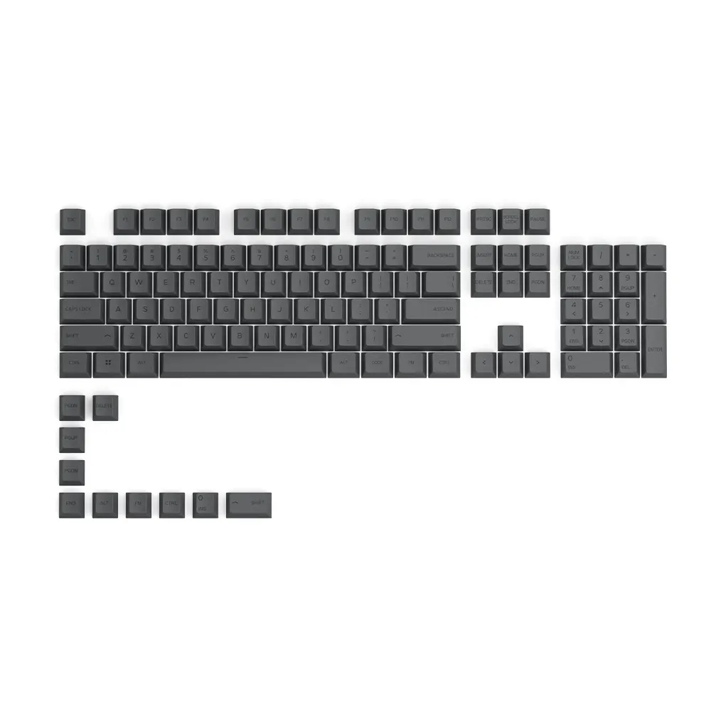 Glorious GPBT Black Ash 114 Комплект капачки за механични клавиатури