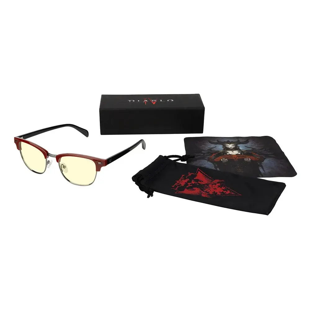 GUNNAR x Diablo IV Sanctuary Edition Blood Onyx Amber Геймърски очила комплект