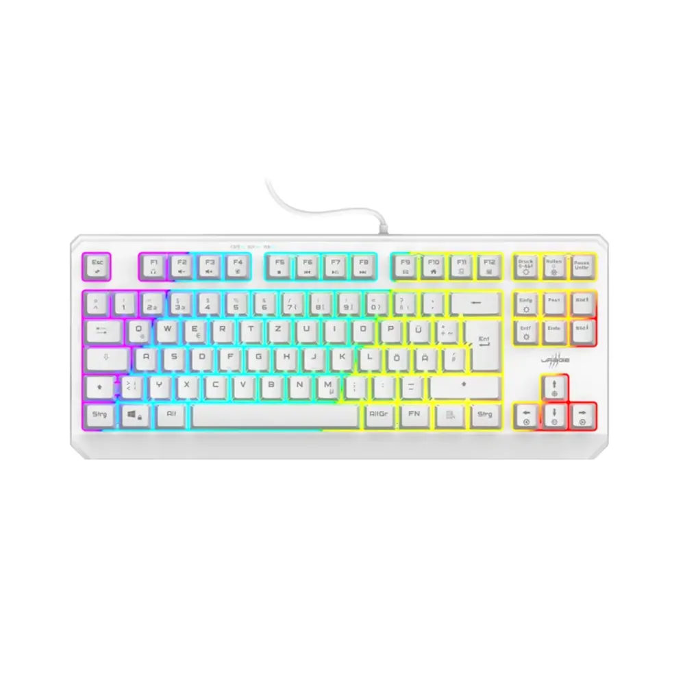 Hama uRage Exodus 220 TKL RGB White Геймърска мембранна клавиатура