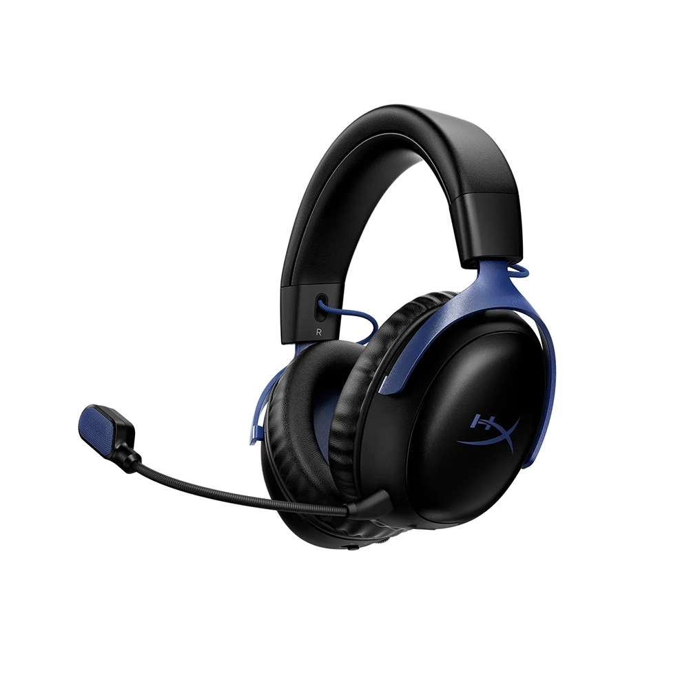 HyperX Cloud III S Wireless Black/Blue Геймърски безжични слушалки с микрофон