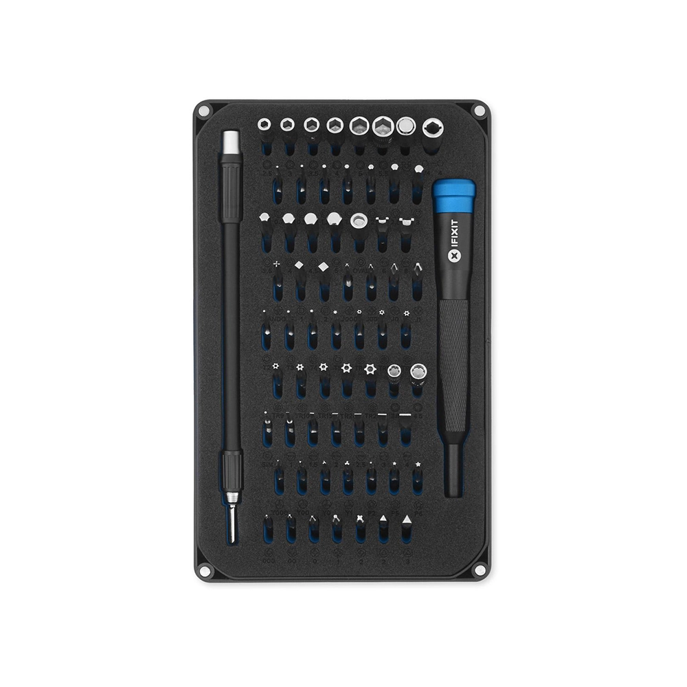 iFixit Mako Precision Bit Set 64 броя Комплект прецизни битове, гъвкав удължител и отвертка