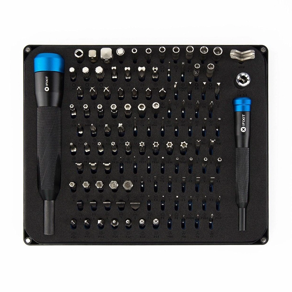 iFixit Manta Precision Bit Set 112 броя Комплект прецизни битове и 2 отвертки 