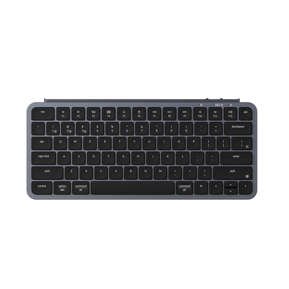 Keychron B1 Pro Ultra-Slim Wireless Space Gray Безжична клавиатура с тихи Scissor суичове