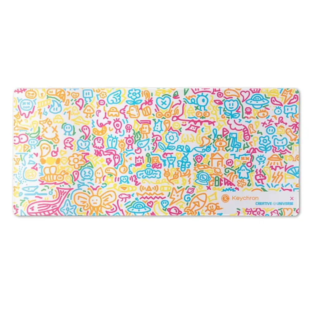 Keychron Graffiti Party Desk Mat Геймърска подложка за клавиатура и мишка