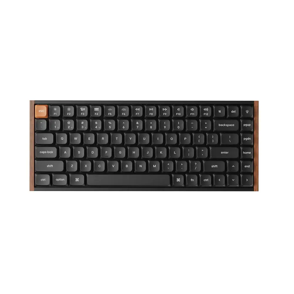 Keychron K3 MAX SE QMK/VIA Black Безжична геймърска механична клавиатура с Keychron Milk POM Red суичове