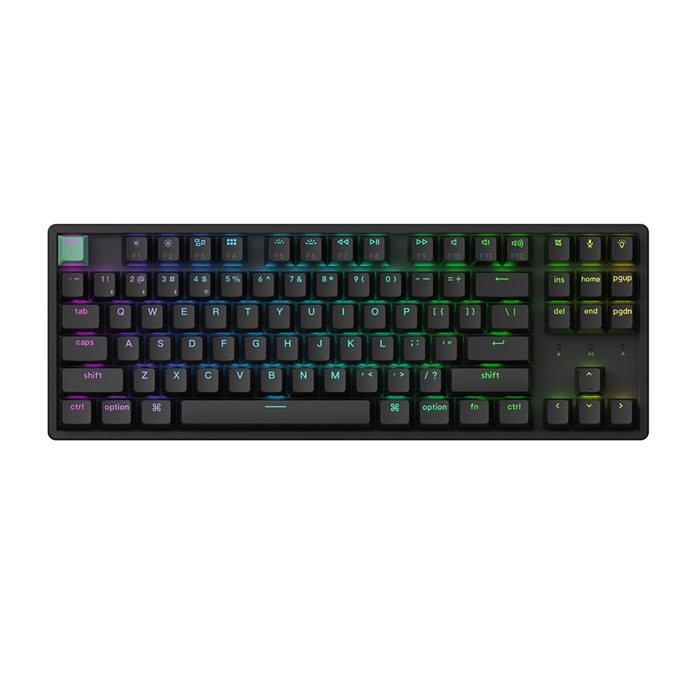Keychron K8 HE Standard Edition QMK Hot-swappable Безжична геймърска механична клавиатура с Gateron Double-Rail Magnetic Nebula регулируеми суичове