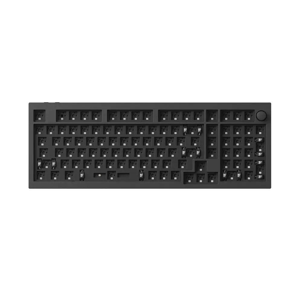 Keychron Q5 Max QMK Barebone Knob Carbon Black База за геймърска механична клавиатура