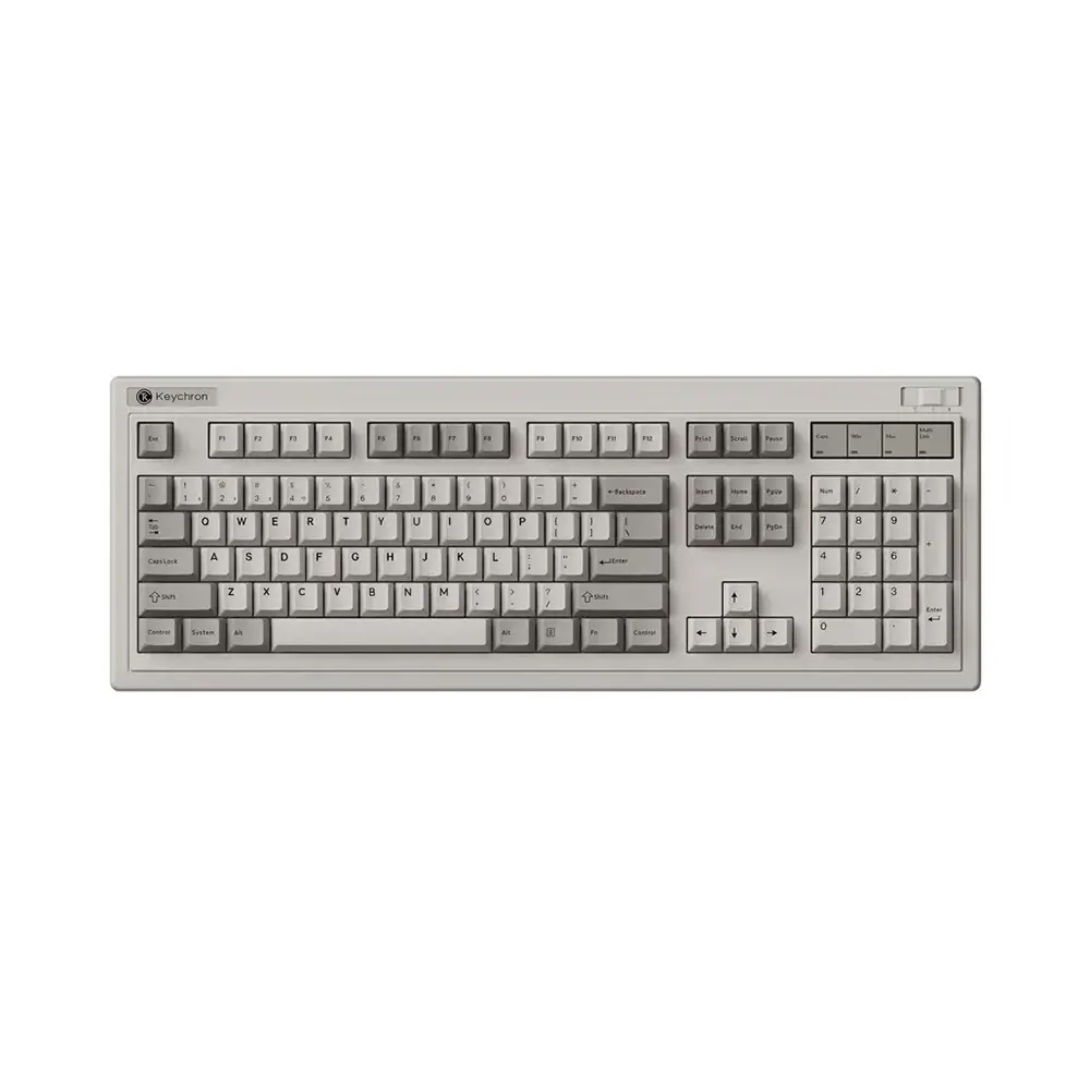 Keychron R6 QMK Retro Безжична геймърска механична клавиатура с Keychron Super Banana суичове