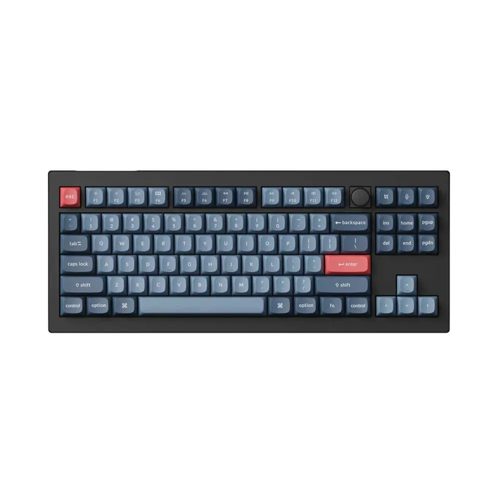 Keychron V3 Max QMK RGB Безжична геймърска механична клавиатура с Gateron Jupiter Red суичове