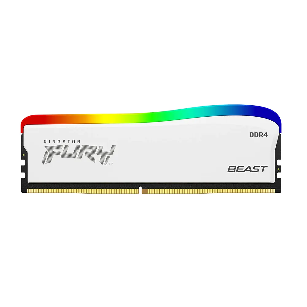 Kingston FURY Beast White RGB 16GB DDR4 3200 CL16 Рам памет