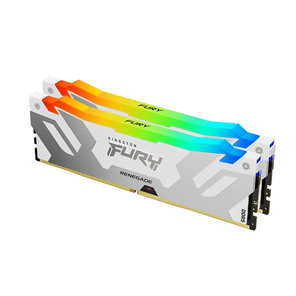 Kingston FURY Renegade Silver/White RGB 48GB (2x24), DDR5, 8400 MHz, CL40 Рам памет