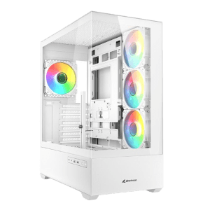 Кутия Sharkoon AK6 RGB White
