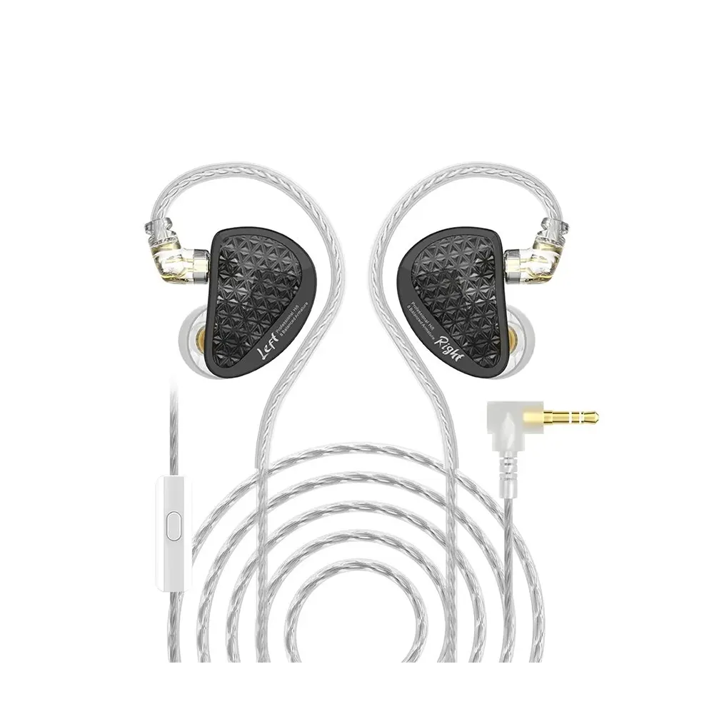 KZ AS16 Pro Black Hi-Fi Геймърски слушалки тапи с микрофон