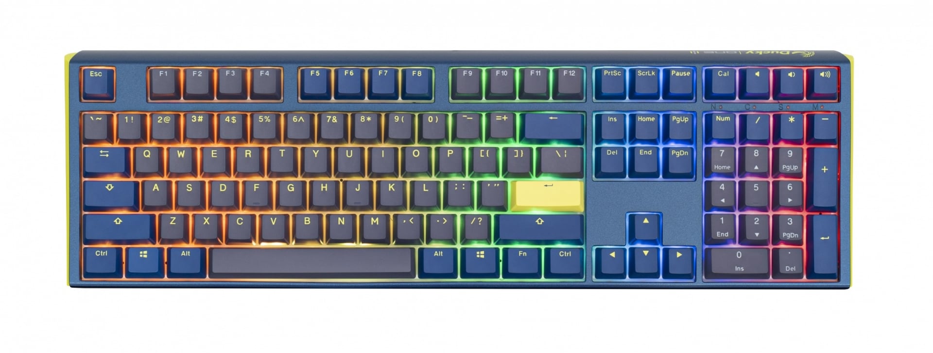 Ducky One 3 Full Size Daybreak Hot-Swappable RGB Геймърска механична клавиатура с Cherry MX Black суичове