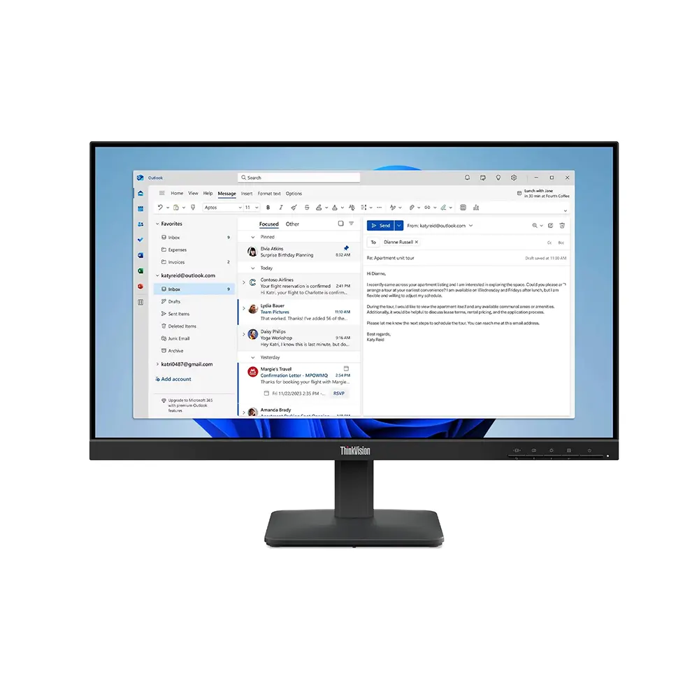 Lenovo ThinkVision S24-4e 23.8'' IPS, Full HD (1920x1080), 100 Hz Монитор