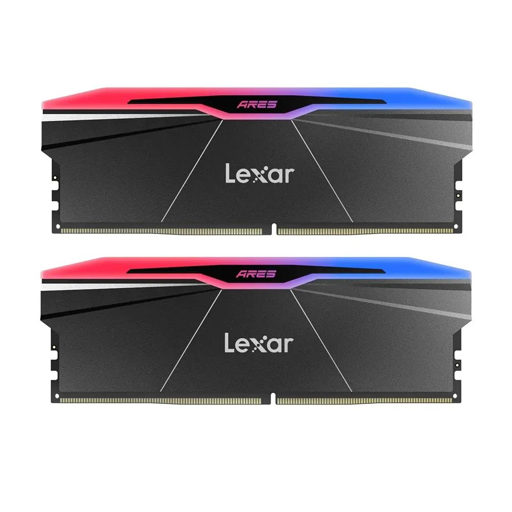 Lexar ARES Gen2 RGB Black 32GB (2x16), DDR5, 6000 MHz, CL28, Intel XMP / AMD EXPO Рам памет