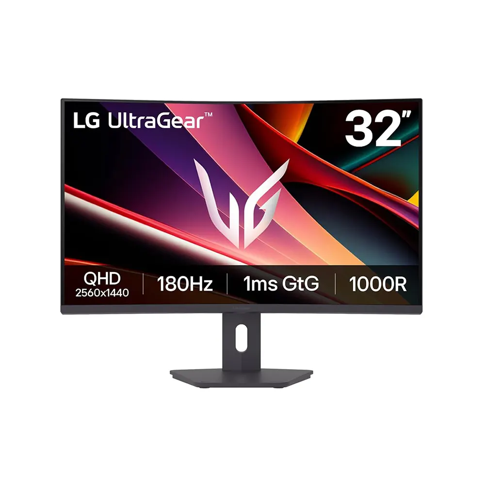LG UltraGear 32G600A-B 32" VA, 180Hz, 1ms, QHD (2560 x 1440), AMD FreeSync, VESA AdaptiveSync, 1000R Извит геймърски монитор