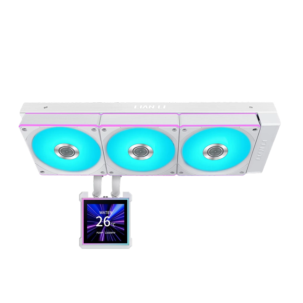 Lian Li HydroShift II LCD-S 360CL 360mm ARGB White AIO Воден охладител за процесор