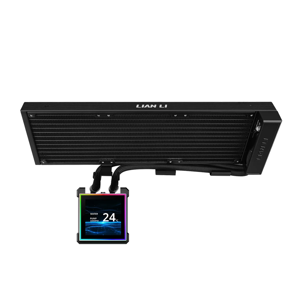 Lian Li HydroShift II LCD-S 360N Fanless 360mm RGB Black AIO Воден охладител за процесор