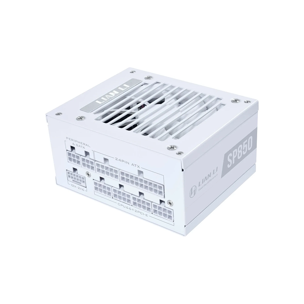 Lian Li SP850 V2 White 850W, 80 Plus Gold, Модулно, PCIe Gen 5.0, ATX 3.1 Захранване за компютър