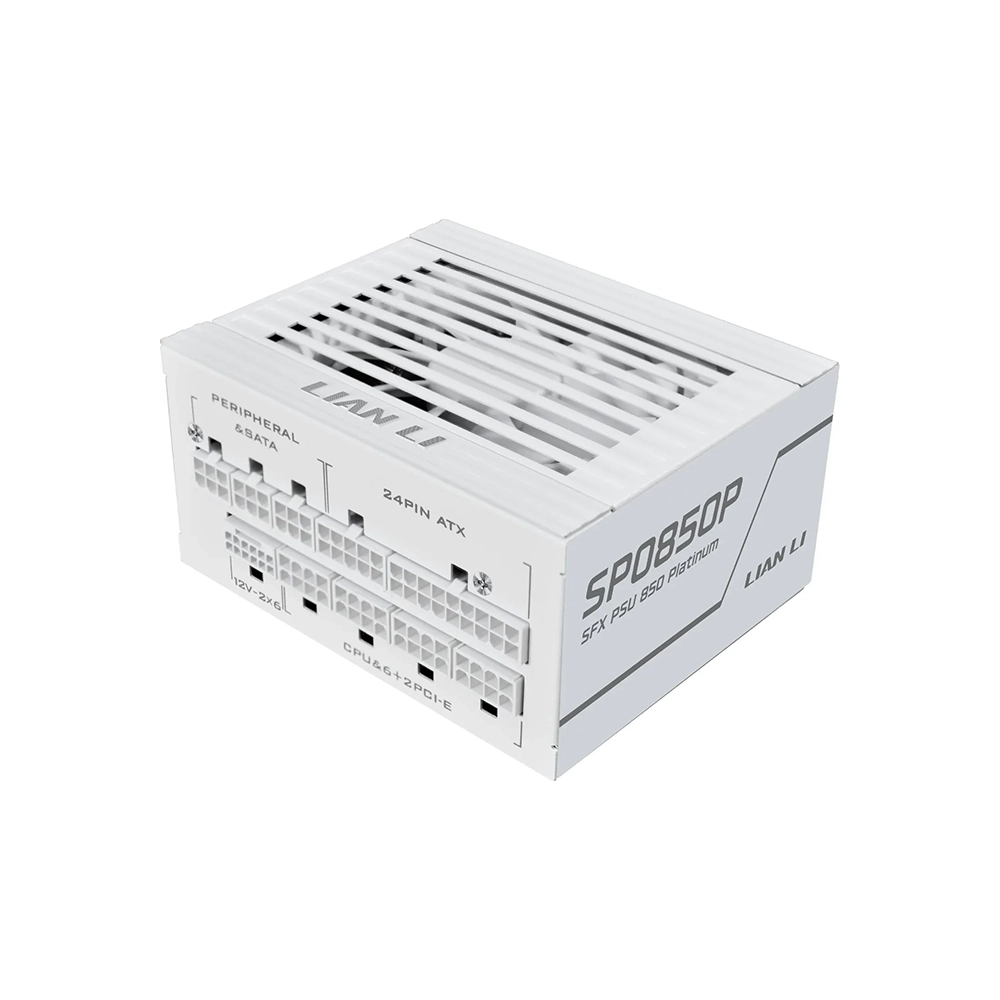 Lian Li SP850P White 850W, 80 Plus Platinum, SFX, Модулно, PCIe Gen 5.0, ATX 3.1 Захранване за компютър