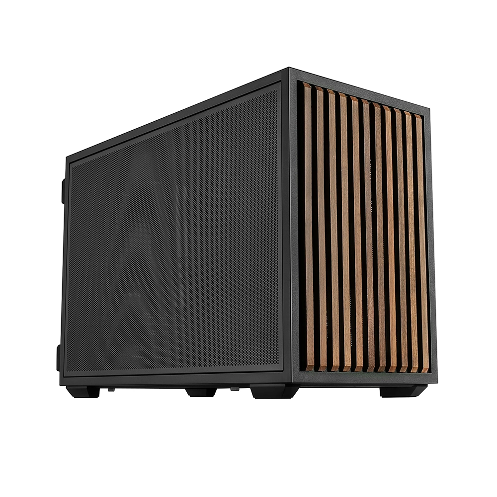 Lian Li x DAN Cases B4-mATX Wood Edition Black Компютърна кутия