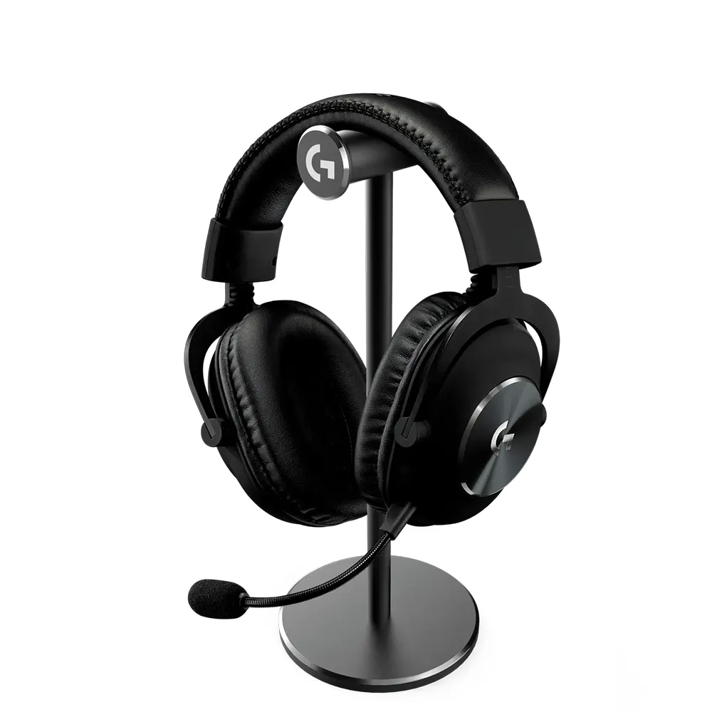 Logitech G PRO X + Stand Компелкт геймърски слушалки с микрофон и поставка за слушалки
